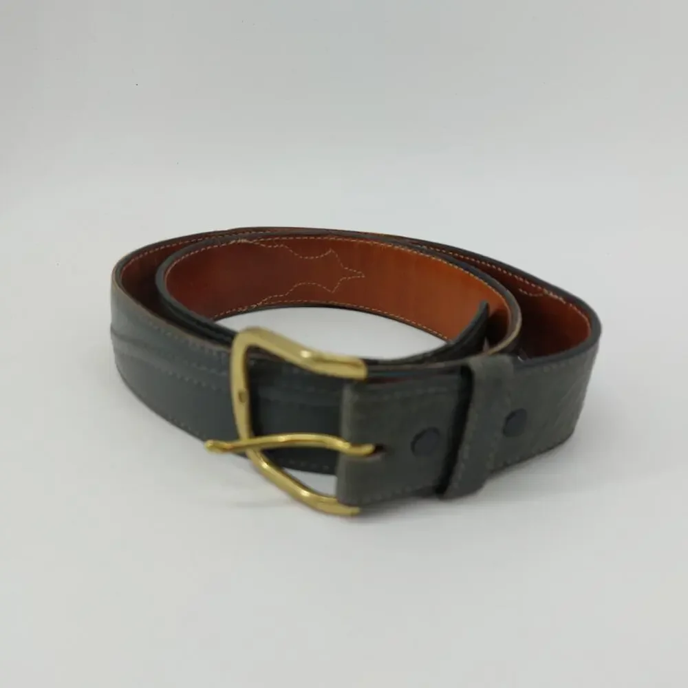 Kenny Rodgers mens Size 34 Belt Lyntong Leather Western Belt USA